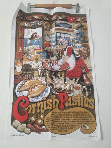 Vintage cornish pasties tea - pasties,