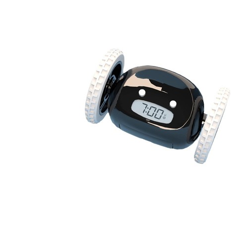 Fun rolling away alarm - rolling, clock
