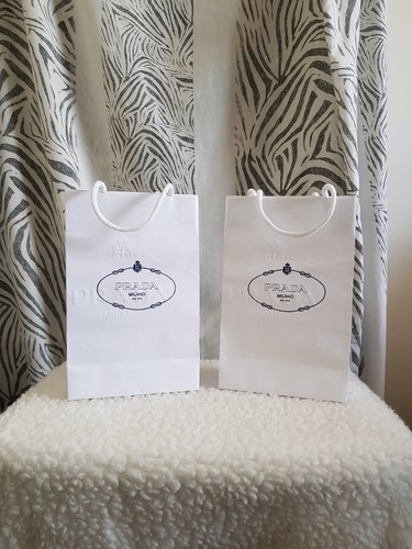 Prada gift bag white paper - gift,