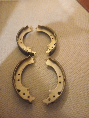 New rear brake shoes - rear,