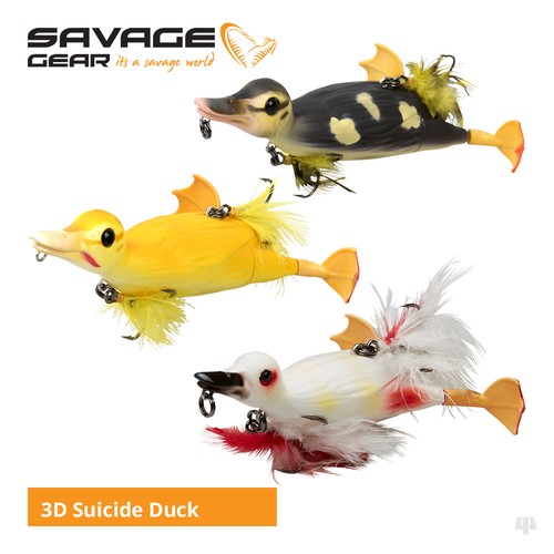 Savage gear suicide duck - savage, 3d
