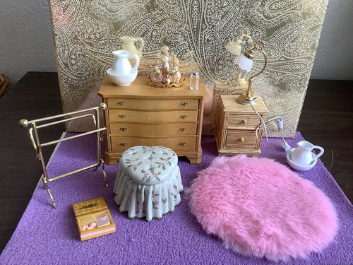 Dolls house bedroom furniture - house,