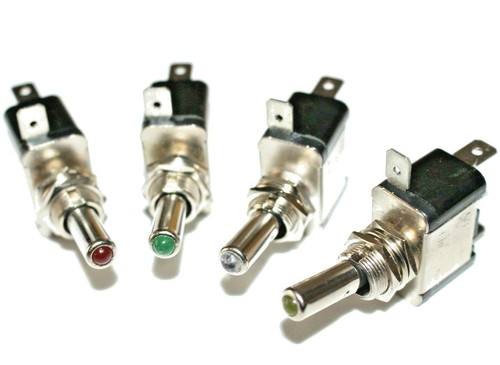 Led metal toggle switch - metal,