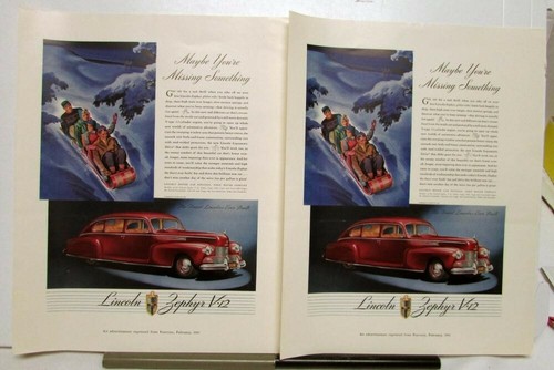1942 lincoln zephyr v12 sedan - lincoln,