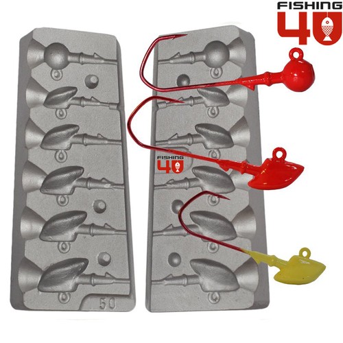 Fishing lead weight mould - lead,