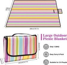 150x200cm extra large picnic - extra,