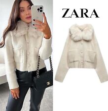ZARA ECRU KNIT JACKET SHORT