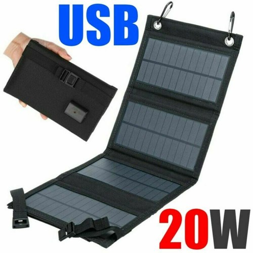Usb solar panel folding power - solar,