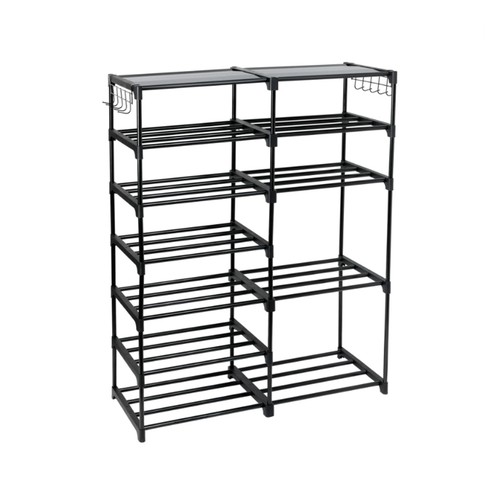 Tier space saving shoe - 7-tier, rack