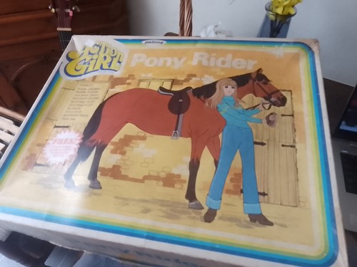 Vintage action girl pony rider - girl,
