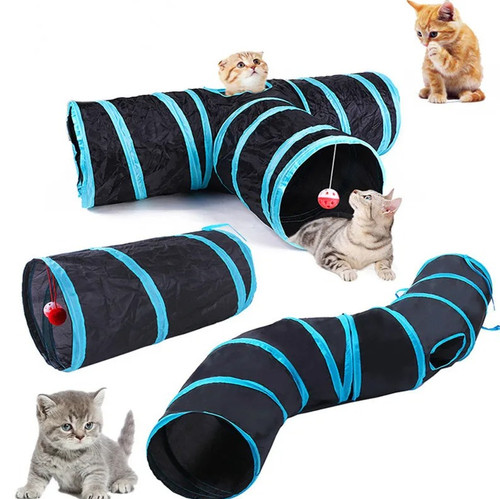 1pc foldable cat tunnel - tunnel, toy
