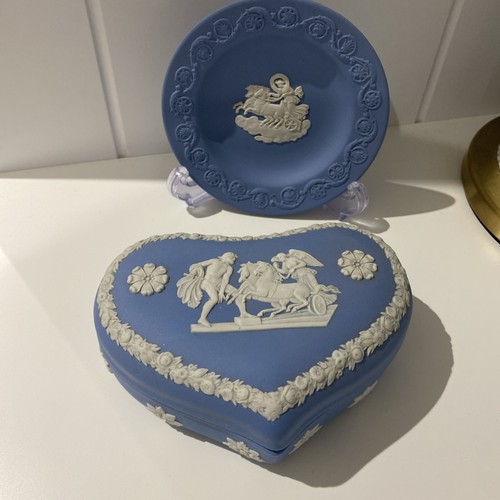 Wedgewood set heart - set, trinket