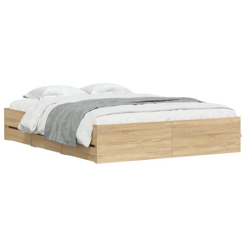 Bed frame with - bed,