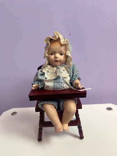 Vintage porcelain baby doll - baby, in
