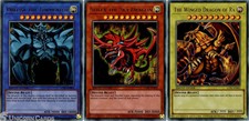 Obelisk, Slifer and Ra : Complete Egyptian Gods Cards Set