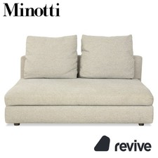 Minotti Fabric Two-Seater Gray