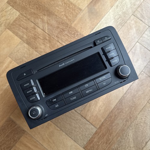 Audi concert radio with code - radio,