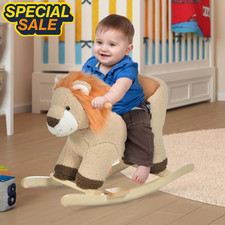 NEW Kids Rocking Lion Plush
