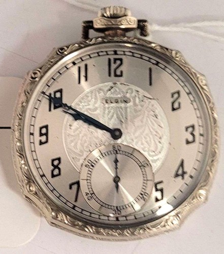 1928 elgin grade 345 jewels - grade, 17