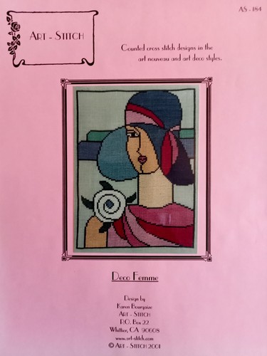 Deco femme art stitch - deco,