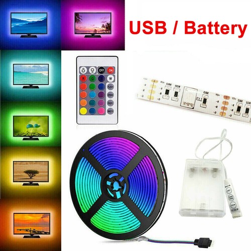 Battery powered 5050 rgb - powered, led