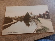 Postcard west mills newbury - ,