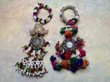 Two Vintage Handmade Afghan