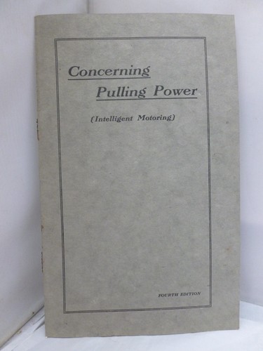 Concerning pulling power - pulling,
