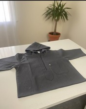 Juniors Jubba Thobe Islamic Muslim Dress Size 44 - hooded - Warm  - Grey woollen