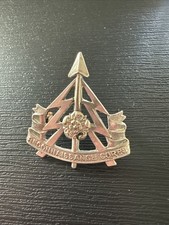 Genuine British Army Brass Cap Badge - Reconnaissance Corps O71