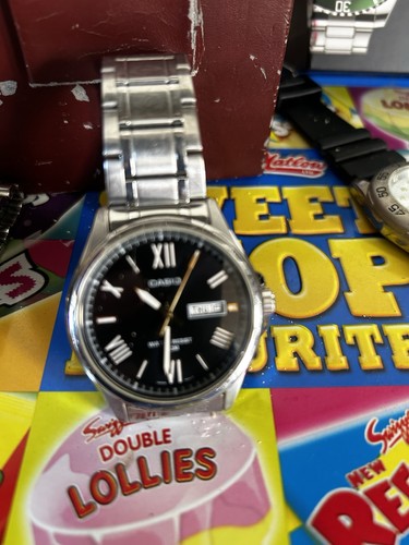 Casio men silver stainless - men's,