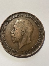 1930 one penny coin