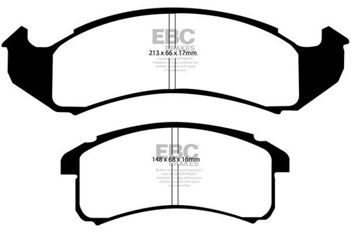 Ebc ultimax front brake pad - ebc,