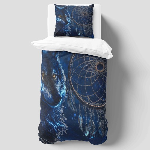 Wolf dream catcher duvet - dream,