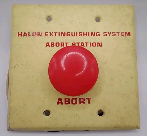 Halon extinguishing system - extinguishing,