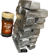 1kg Scrap Lead Ingots, Dross Removed For Fishing Weights, Ballast, Muzzle