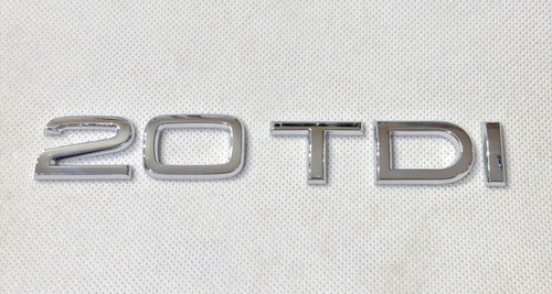 Audi tdi car badge emblem - 2.0,
