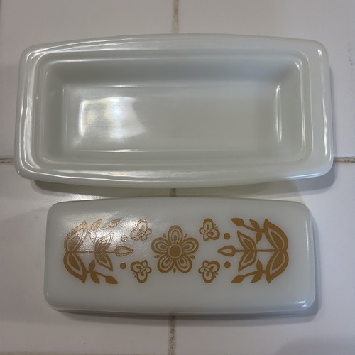 Vintage pyrex covered butter - vintage,