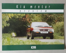 Kia Mentor Preview Brochure c.1993 - 1.6