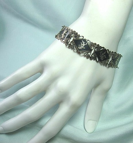Siam sterling silver bracelet - siam,