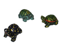 Turtle Figurine, set of 3