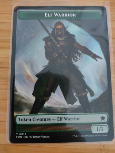 Mtg elf warrior raccoon - elf,