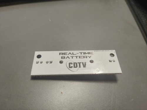 Commodore cdtv real time - time, clock