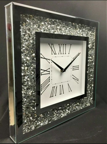 Mirror crushed diamond - crushed, silver
