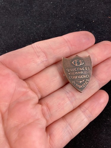 1930s rare sports badge - rare, brass