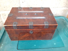 A Victorian Walnut Box c1870