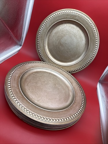 Pewter colored heavy plastic - colored,