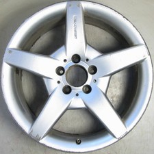 1714011702 AMG III Mercedes 171 SLK 5 Spoke Wheel 2 Welds 1 Crack 8.5 x 18" E...