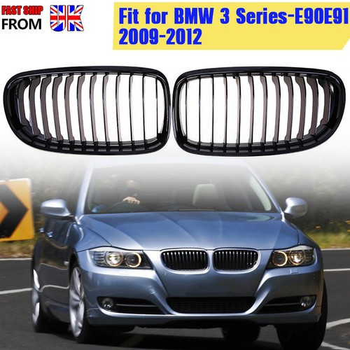 Gloss black front kidney - black,