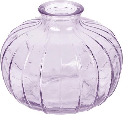 Lilac glass bud vase for - glass,